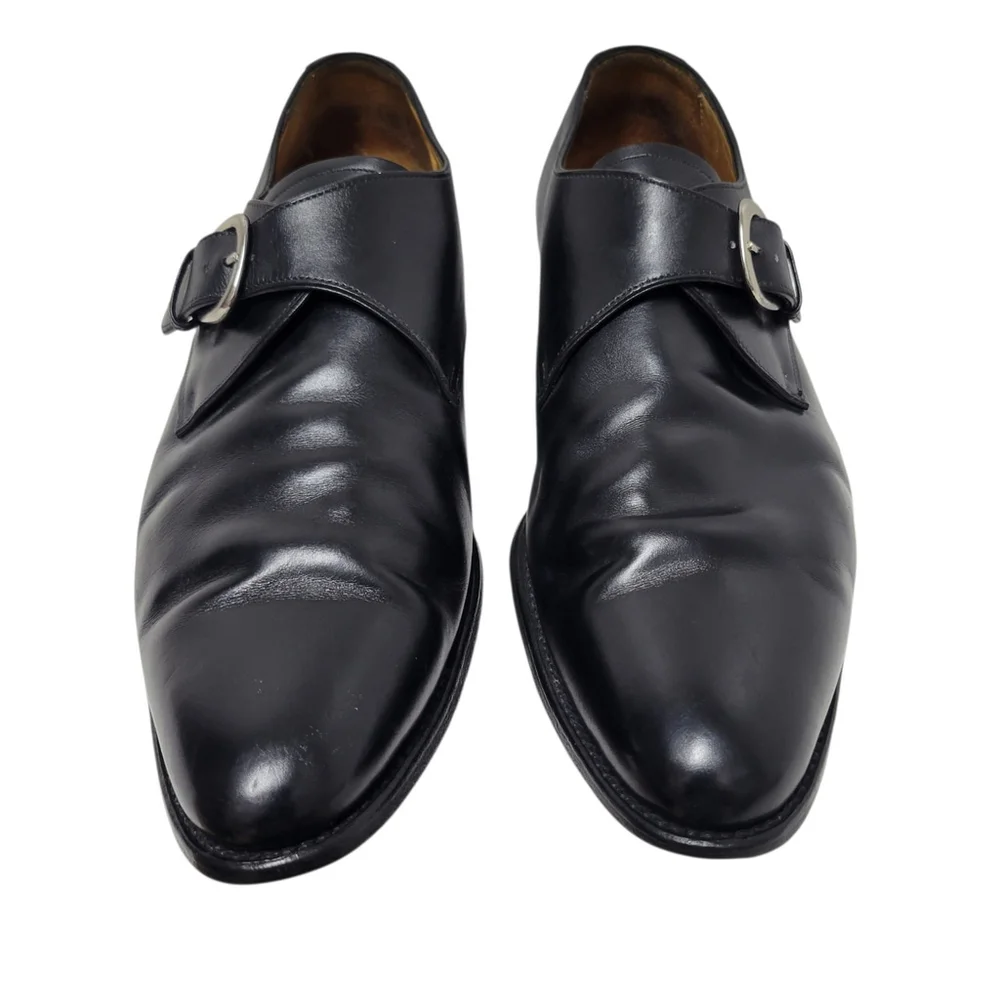 LODING Paris New Taylor men Monk Strap Leather Shoes 9D Excellent Condition $499